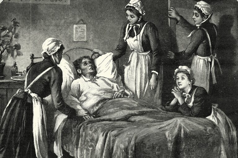 Como era a enfermagem na época de Florence Nightingale?